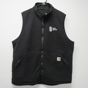 Carhartt Edmonton Vest Fleece Relaxed Fit Black Men’s sz L Regular 106418 OV6418